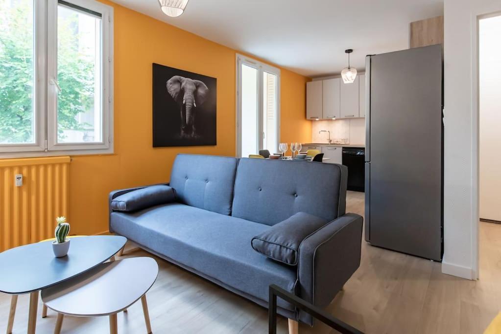 Appartement Renove Pour 6 Avec Parking Villeurbanne Dış mekan fotoğraf