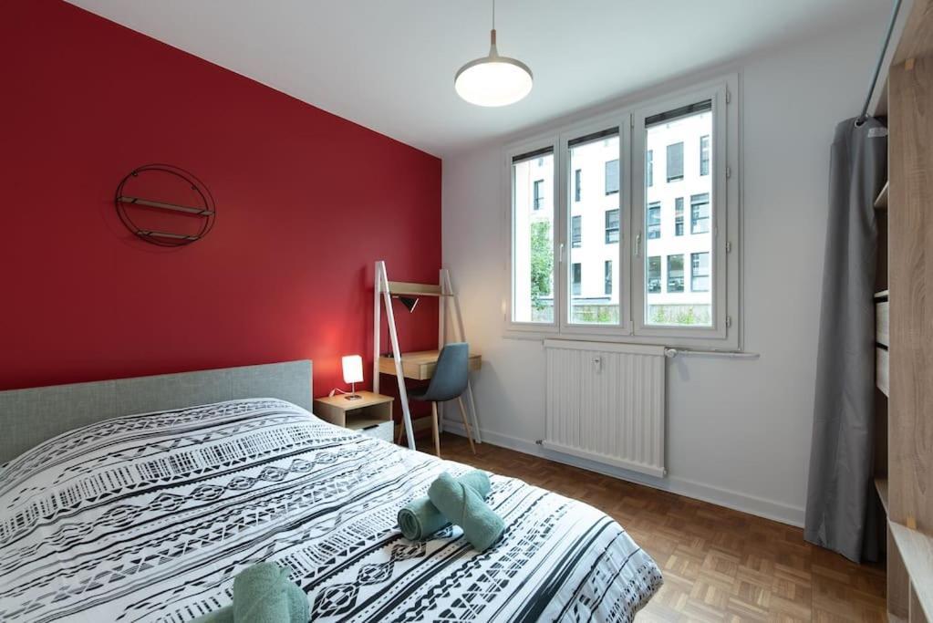 Appartement Renove Pour 6 Avec Parking Villeurbanne Dış mekan fotoğraf